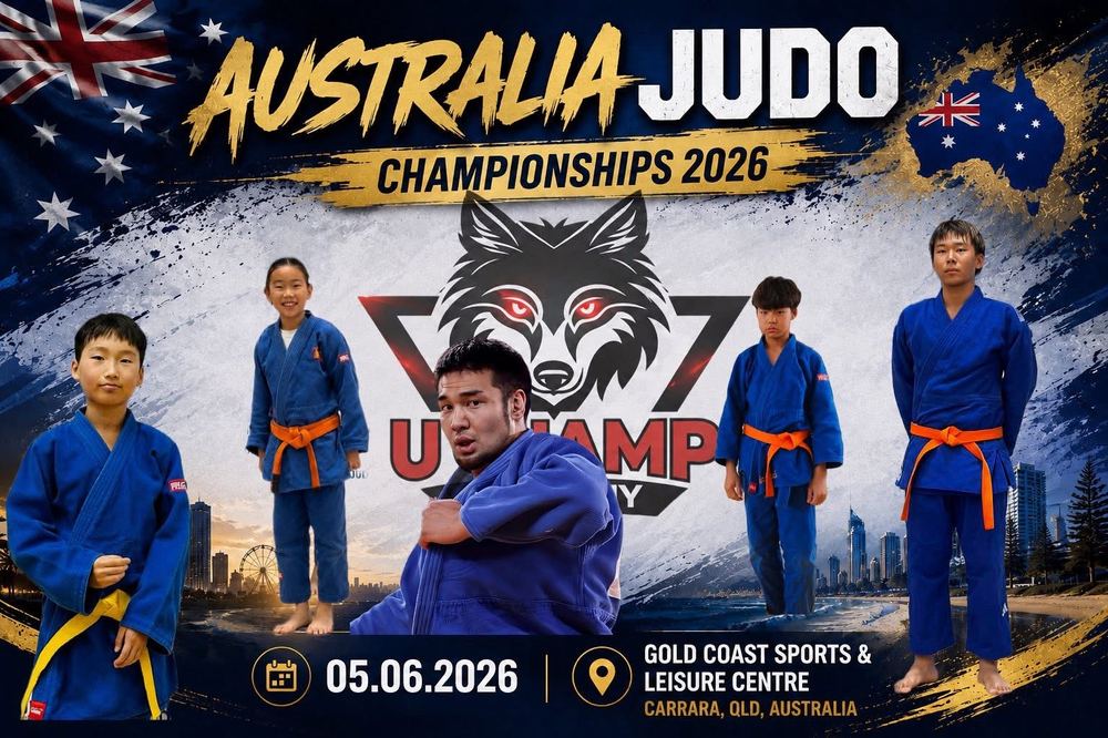 U Champ Academy Judo athletes at the Australia Judo Championships 2026